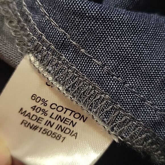 FLAG & ANTHEM Tabor Linen Short Grey 32 NWT 10 Inch - Picture 7 of 7